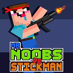 play Sr. Noobs vs. Stickman
