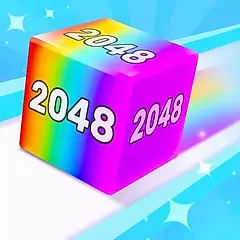 play Cubo de cadena 2048 de fusión